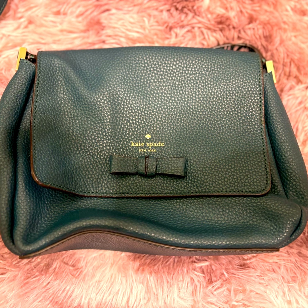 Dark turquoise soft leather! Bag is new and never used